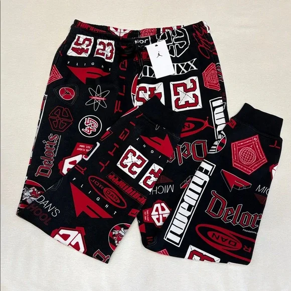 JORDAN Sweatpants - graphics all over - brand new